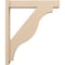 Ekena Millwork 6-in W x 32-in D x 38-in H Funston Block Rough Cedar Woodgrain TimberThane Outlooker, Primed Tan OUTUR060X32X38FST44RCPR - alternate 4
